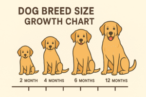 Dog breed size growth chart month by month