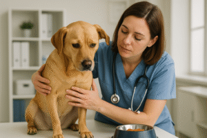 dog diarrhea emergency vet