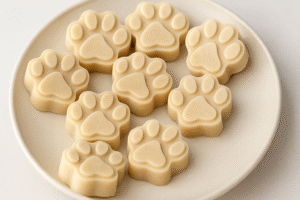 peanut butter yogurt frozen dog treat bites