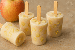 apple peanut butter yogurt frozen dog popsicles