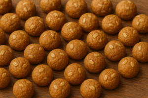 peanut butter oat homemade dog training treats