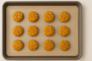 homemade peanut butter banana oat dog treats