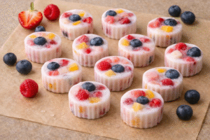frozen yogurt fruit medley treats for dog