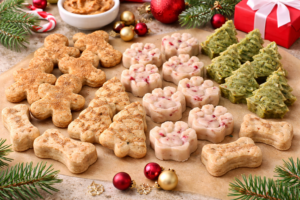 homemade Christmas dog treats festive and safe