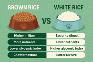 best rice for dogs infographic