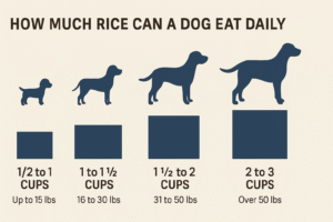 how much rice can a dog eat daily
