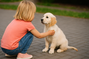 puppy socialization with children