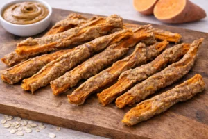 dehydrated sweet potato peanut butter dog chews