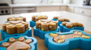 frozen apple peanut butter dog treats