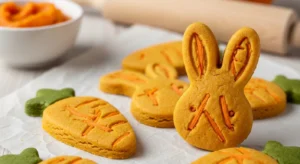 Easter Carrot & Pumpkin Dog Cookies