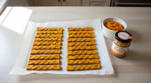 Peanut Butter and Pumpkin Chew Twists for Dogs