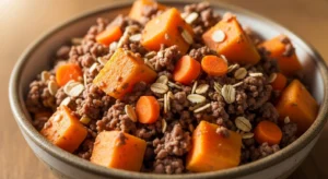 beef and sweet potato dog food