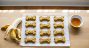 Homemade Banana Honey Dog Treats