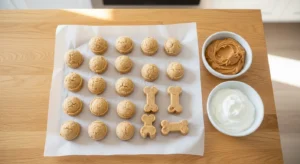 Two-Ingredient Peanut Butter Yogurt Dog Treats