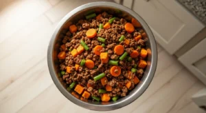 Beef & Sweet Potato Dog Food Recipe