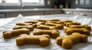 homemade 2 ingredient pumpkin dog treats