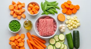 ingredients for turkey and sweet potato dog food recipe