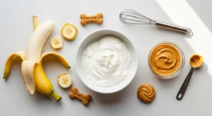 ingredients for homemade dog ice cream