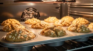 baking peanut butter banana muffins for dogs