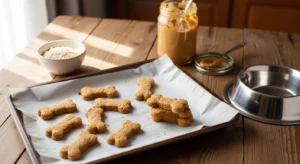 homemade peanut butter chicken broth dog treats