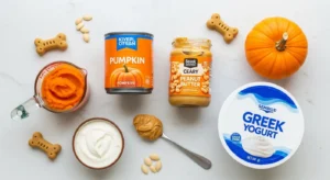 ingredients for pumpkin peanut butter ice cream for dogs