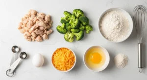 ingredients for chicken broccoli dog treats
