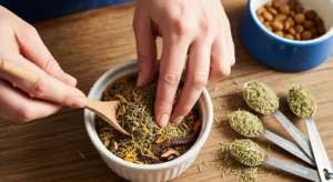 Mixing / Preparation Step Homemade Dog Food Seasoning Recipe (Healthy Natural Dog Topper) 