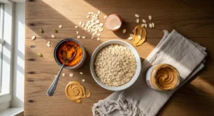 ingredients for pumpkin oat dog treats