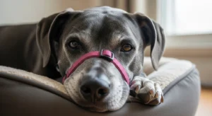 senior dog showing signs of aging