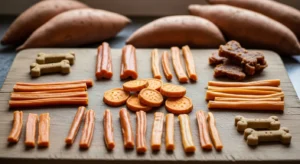 easy homemade sweet potato chews for dogs