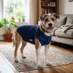 t shirt dog cone alternative covering body to stop licking