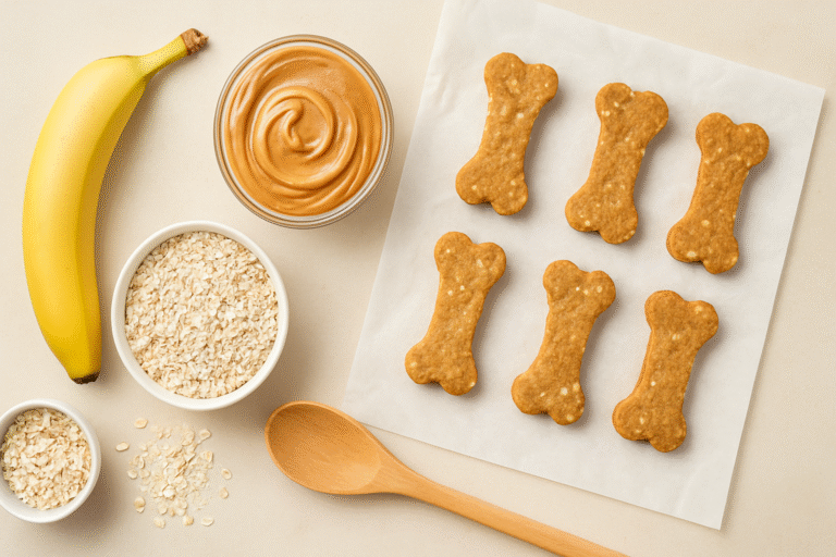 quick 3 ingredient dog treats recipe