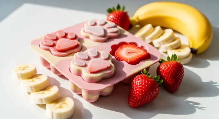 3 Ingredient Banana Strawberry Dog Treats