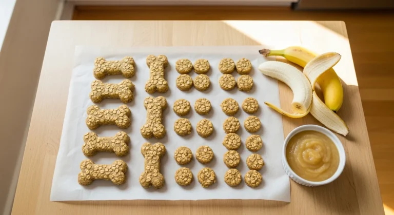 Homemade Banana Applesauce Dog Treats Recipe