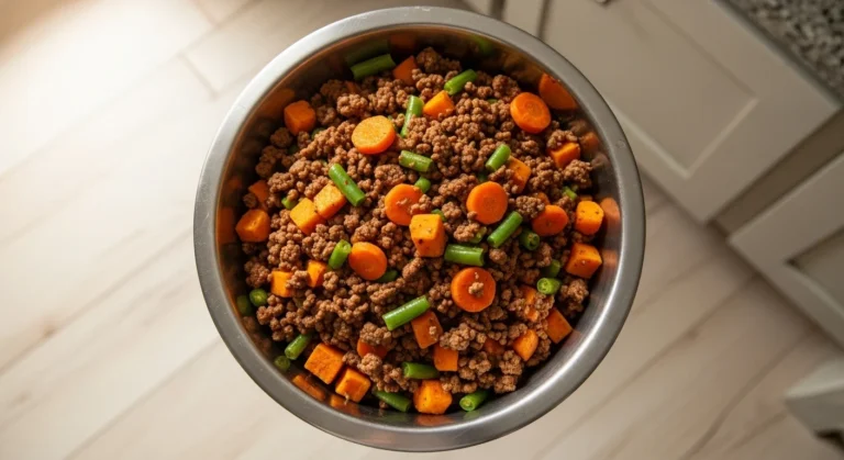 Beef & Sweet Potato Dog Food Recipe