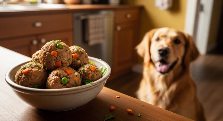 homemade meatballs for dogs