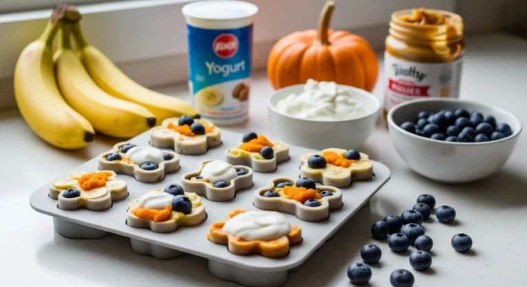 Homemade frozen peanut butter dog treats for dogs