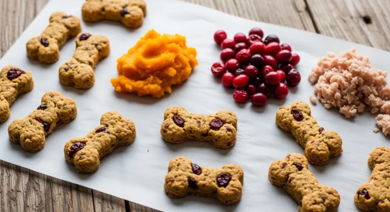 homemade turkey cranberry pumpkin dog treats
