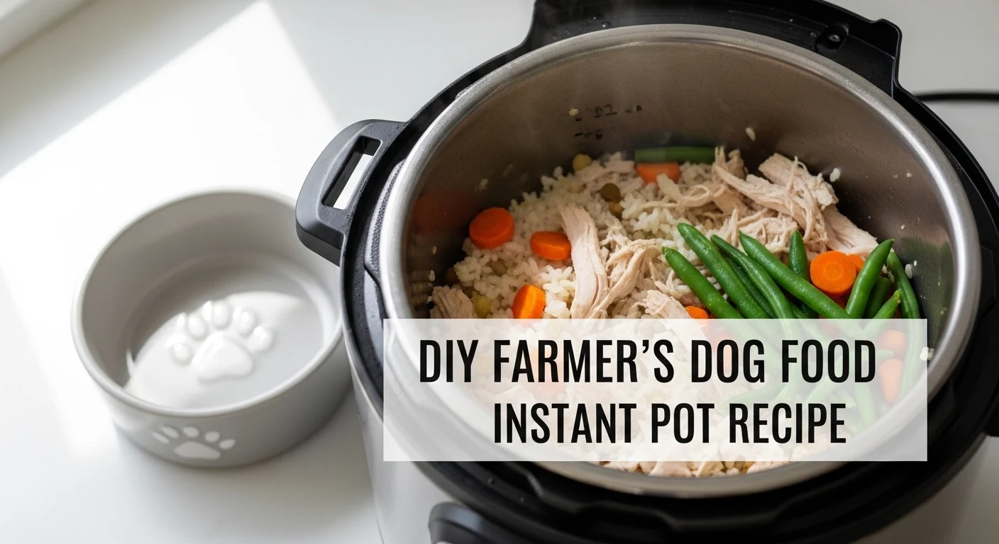 DIY Farmer Dog Food Instant Pot Recipe (Quick & Healthy Meals)